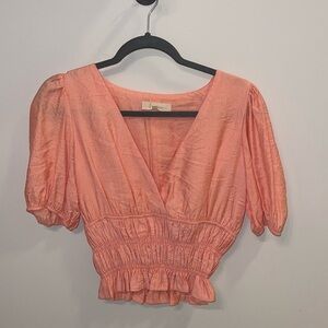 Boutique coral top
